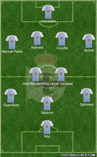 R.C. Deportivo de La Coruña S.A.D. Formation 2011