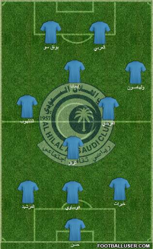 Al-Hilal (KSA) Formation 2011