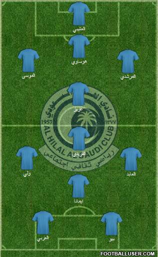 Al-Hilal (KSA) Formation 2011