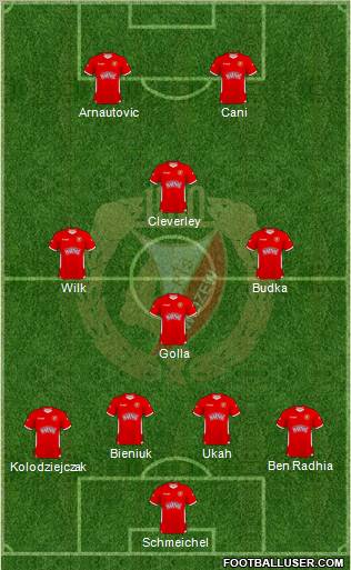 Widzew Lodz Formation 2011