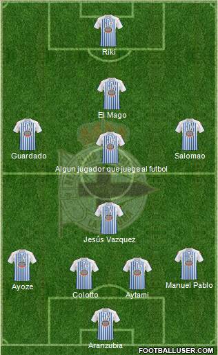 R.C. Deportivo de La Coruña S.A.D. Formation 2011