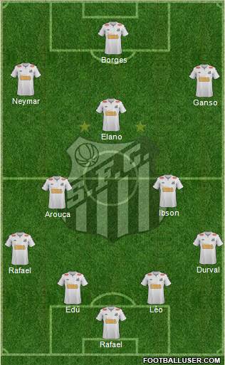 Santos FC Formation 2011