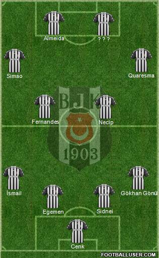 Besiktas JK Formation 2011