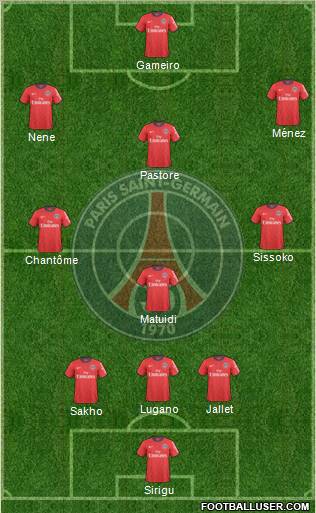 Paris Saint-Germain Formation 2011