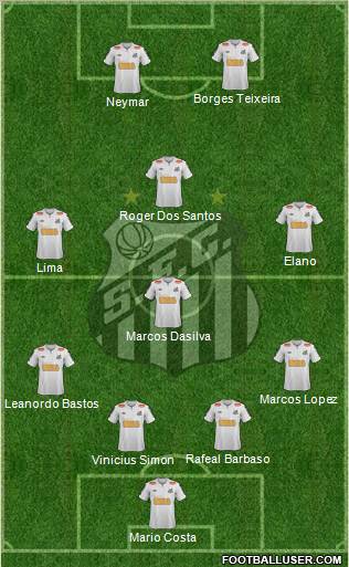 Santos FC Formation 2011