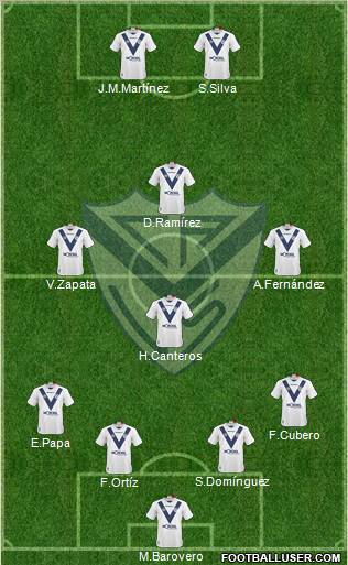 Vélez Sarsfield Formation 2011