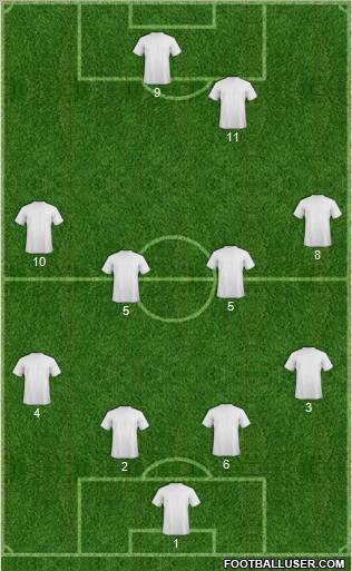 Pro Evolution Soccer Team Formation 2011