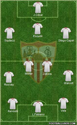Sevilla F.C., S.A.D. Formation 2011