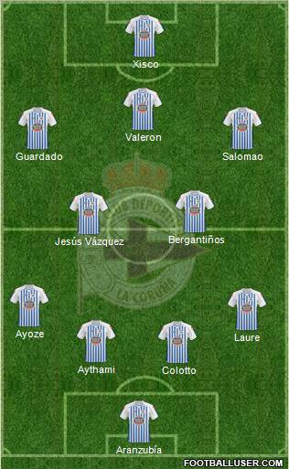 R.C. Deportivo de La Coruña S.A.D. Formation 2011