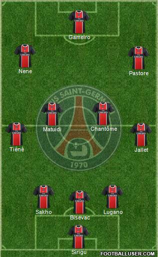 Paris Saint-Germain Formation 2011