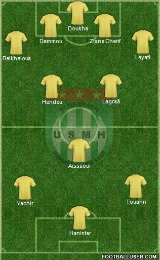 Union Sportive Madinet El-Harrach Formation 2011