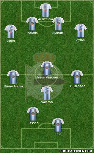 R.C. Deportivo de La Coruña S.A.D. Formation 2011