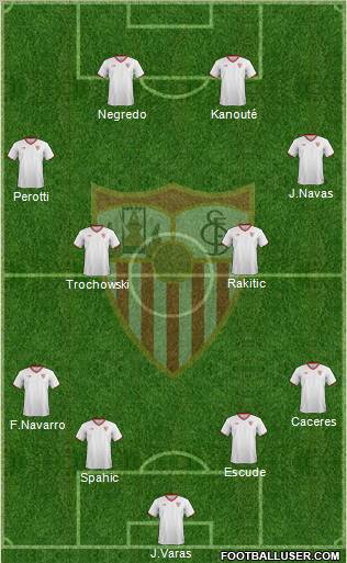 Sevilla F.C., S.A.D. Formation 2011