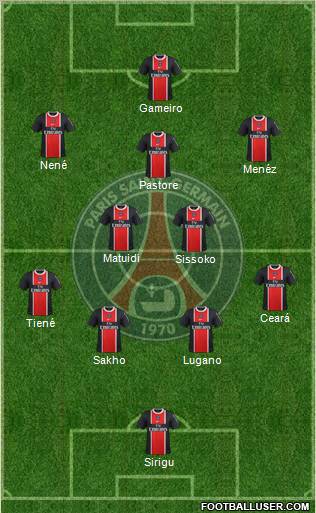 Paris Saint-Germain Formation 2011