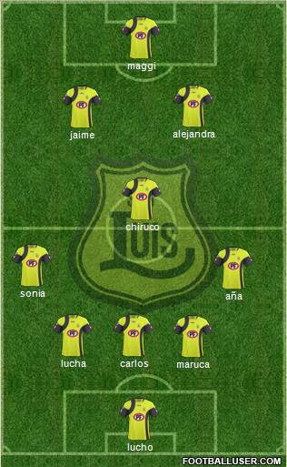 CD San Luis S.A.D.P. Formation 2011