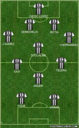 Newcastle United Formation 2011