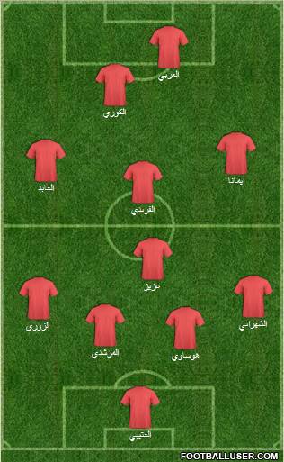 Flamengo EC de Arcoverde Formation 2011