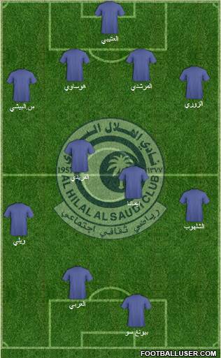 Al-Hilal (KSA) Formation 2011