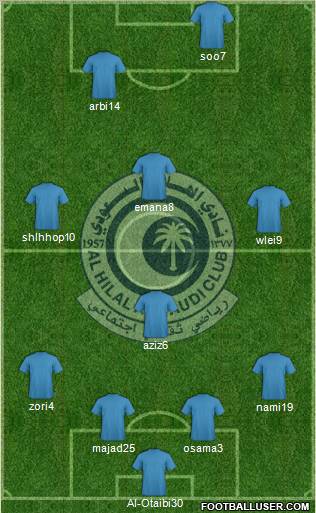 Al-Hilal (KSA) Formation 2011
