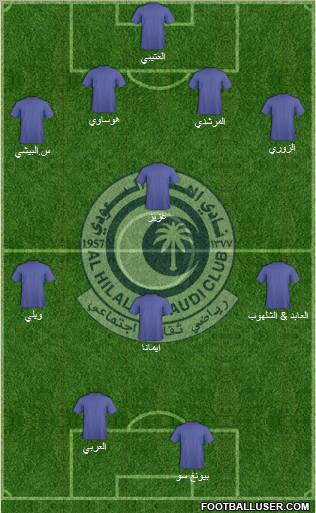 Al-Hilal (KSA) Formation 2011