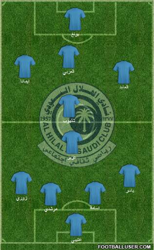 Al-Hilal (KSA) Formation 2011
