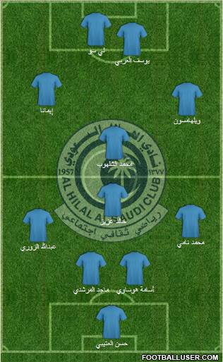 Al-Hilal (KSA) Formation 2011