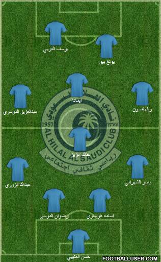 Al-Hilal (KSA) Formation 2011