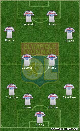 Olympique Lyonnais Formation 2011