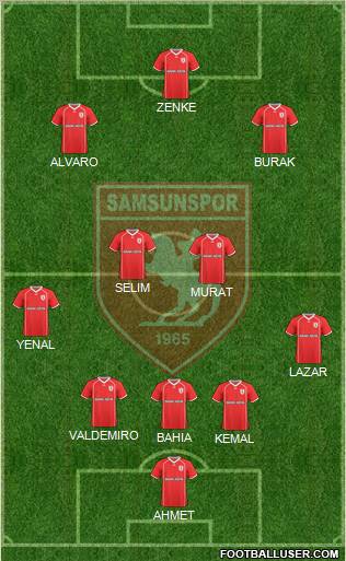 Samsunspor Formation 2011