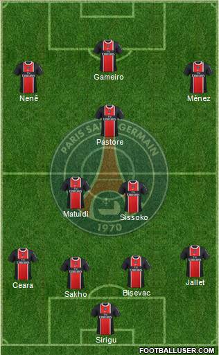 Paris Saint-Germain Formation 2011
