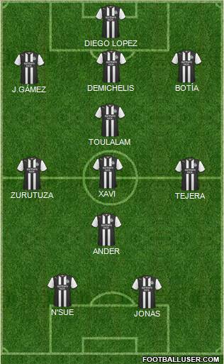Newcastle United Formation 2011
