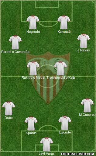 Sevilla F.C., S.A.D. Formation 2011