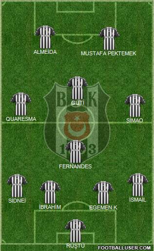 Besiktas JK Formation 2011