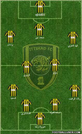 Al-Ittihad (KSA) Formation 2011