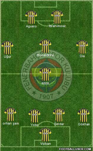 Fenerbahçe SK Formation 2011