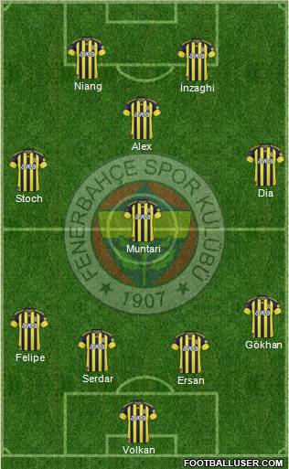 Fenerbahçe SK Formation 2011