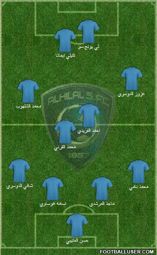 Al-Hilal (KSA) Formation 2011