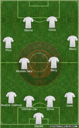 Çorumspor Formation 2011