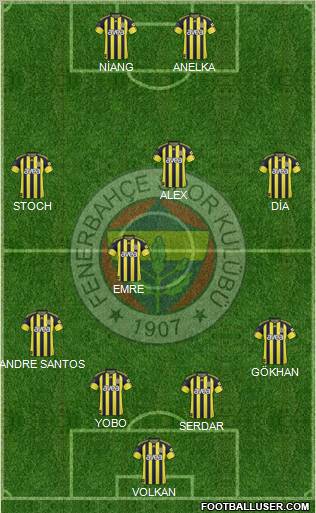 Fenerbahçe SK Formation 2011