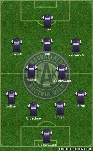 FK Austria Wien Formation 2011