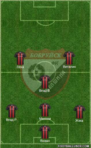 Belshina Bobruisk football formation