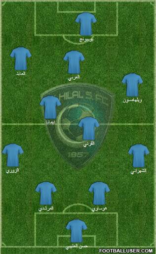 Al-Hilal (KSA) Formation 2011