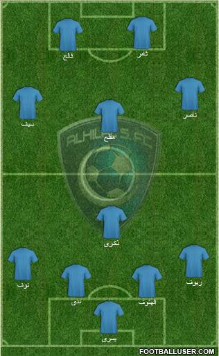 Al-Hilal (KSA) Formation 2011