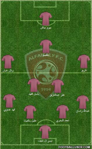 Al-Faysali (KSA) Formation 2011