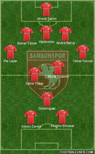 Samsunspor Formation 2011