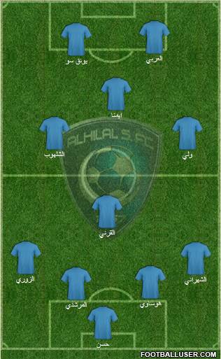 Al-Hilal (KSA) Formation 2011