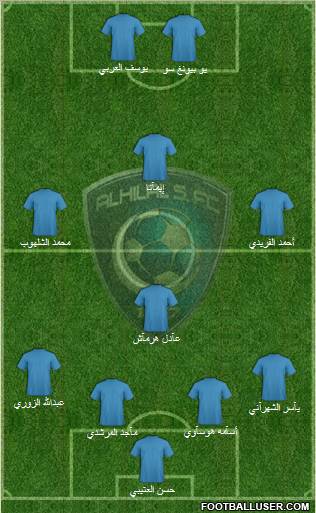 Al-Hilal (KSA) Formation 2011