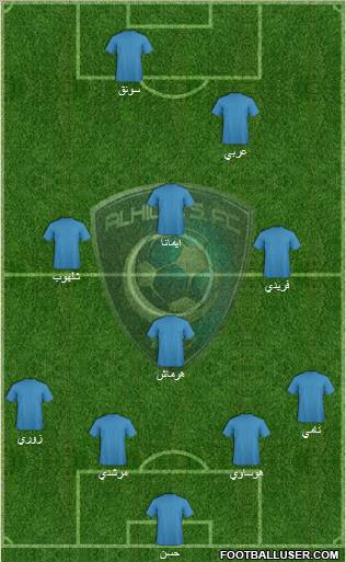 Al-Hilal (KSA) Formation 2011