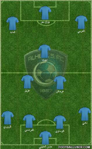 Al-Hilal (KSA) Formation 2011