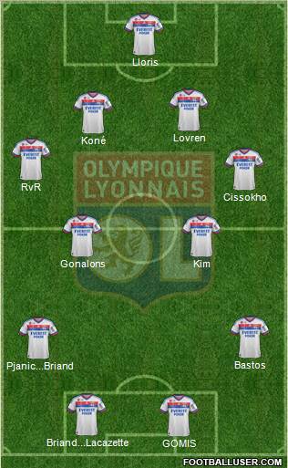 Olympique Lyonnais Formation 2011